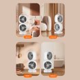 thumbnail image 3 of Ventilador De Doble Torre, Pequeño Ventilador De Mesa Oscilante Portátil 5 Velocidades Para Oficina Para Acampar, 3 of 7