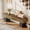 Brown & Black, variant on Finmind 63" Long Entryway Bench, Rustic Farmhouse Wooden Shoe Bench for Hallway, End of Bed, Living Room, Rustic Brown