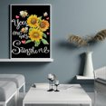 thumbnail image 4 of Cuadros Decorativos 5D girasol abeja completo taladro redondo diamante dibujo resina Rhinestone mosaico decoración Tmvgtek embutido en tela, 4 of 9