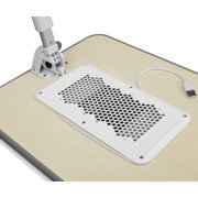 Aluratek ACT01F - Adjustable, Foldable, Ergonomic, Laptop Cooling Table with Cooling Fan (Standing Desk, Sofa/Couch Tray, Floor)