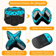 thumbnail image 3 of Casa para Perros Malubero Malu1589 Plegable Azul con Negro, 3 of 3