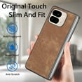 thumbnail image 5 of ELEHOLD Case for Google Pixel 9 Pro Fold/Fold2, Shockproof Phone Case Slim Anti-Scratch PC Cover,Brown, 5 of 6