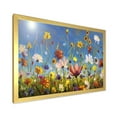 thumbnail image 2 of Designart 'Wildflowers and Daisies In Summer Garden Field II' Traditional Framed Art Print, 2 of 4