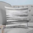 thumbnail image 3 of Grey White Ombre 20x20 Pillow Covers Set of 2, Abstract Art Oil Painting Modern Throw Pillow Covers Decorative Couch Cushion Case, Microfiber Square Pillowcases for Bedroom Car Living Room, 3 of 6