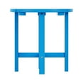 thumbnail image 4 of Garden 18" Inch Round Plastic Outdoor Patio Side Table, Pacific Blue, 4 of 7