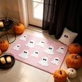thumbnail image 6 of Halloween Bath Mat, 15.7 X 23.6 In Ghost Bathroom Rug, Soft Absorbent Non-Slip Washable Floor Mat for Bathroom & Bedroom,Pink, 6 of 7