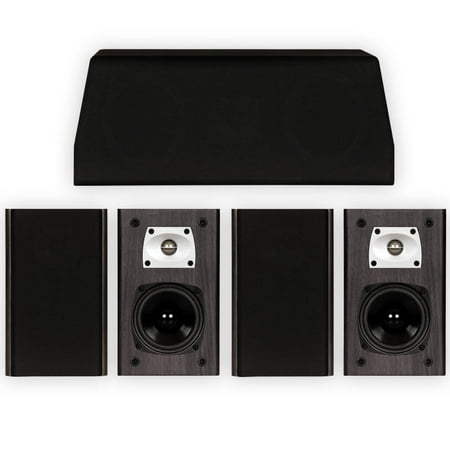 Theater Solutions B1 and C1 Bookshelf Surround Sound Home Theater 5 Speaker