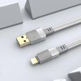 thumbnail image 1 of JOYROOM S-M360 Star Series 3A Cable de datos plano de banco de dibujo de 8 pines, longitud: 1m (Plata), 1 of 2