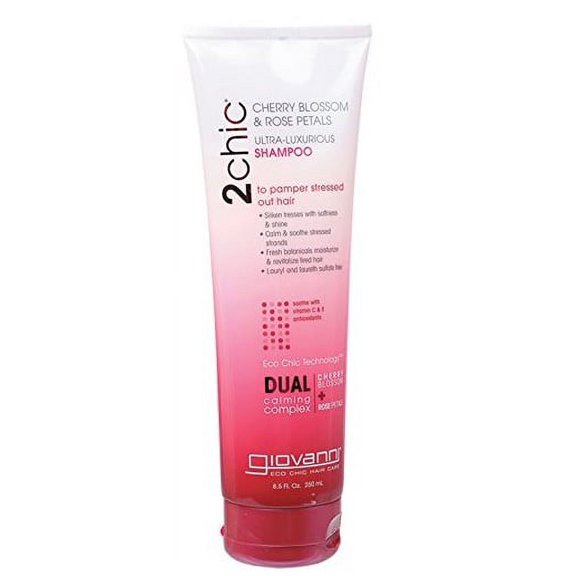 Giovanni 2 Chic Ultra-Luxurious Shampoo - 8.5 oz - Pack of 1 with Sleek Comb