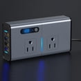 thumbnail image 4 of 200W Car Inverter DC12V to AC 110V Auto Protection Converter USB Type-C Super Fast, 4 of 5