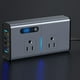 thumbnail image 4 of NEW 200W Car Inverter 12V DC To 110V AC Power Converter LED Display 4 USB Port Pure, 4 of 5