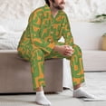 thumbnail image 7 of Vsdgher Cactus 2 Mens Pajama Set, Soft Warm Long Sleeve Sleepwear, Cozy Button-Down Pjs for Men-Large, 7 of 7