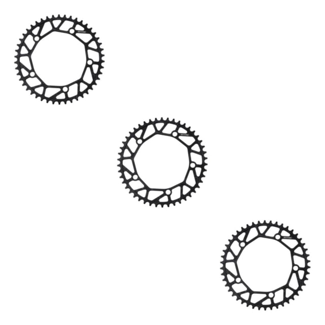 Maytalsory 1/2/3/5 Durable Crank set For Bicycles Guaranteed Compatibility And Improved Performance Alloy Bicycles Crank Bike Crank set 46T black 3PCS