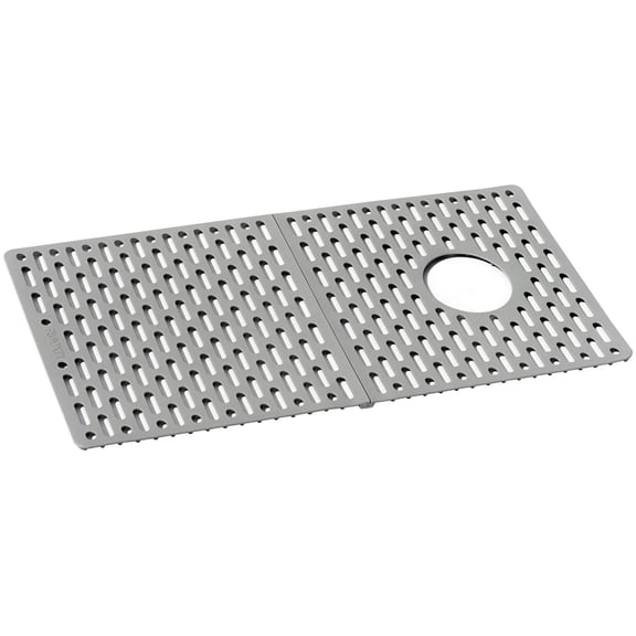 Ruvati USA RVA41033GR 28 x 14 in. Silicone Bottom Grid Sink Mat for Sinks - Gray