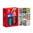 thumbnail image 1 of 2021 New Nintendo Switch OLED Model White Joy Con 64GB Consola Pantalla HD y puerto LAN Dock with Multiplayer 8 Game Bundle and Mytrix Accessories - Local Multiplayer Games Best for Two Players Nintendo HEGSKABAA, 1 of 2