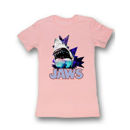 Jaws Movies Electric Jaws Juniors Short Sleeve T Shirt