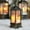 A4(4.9"x2.0"), variant on Christmas Candle Lanterns Decoration, Vintage Hanging Christmas Lamp Night Light Decor with LED Light, Battery Operated Tabletop Lanterns Decor, for Christmas Xmas Home Decor Gift