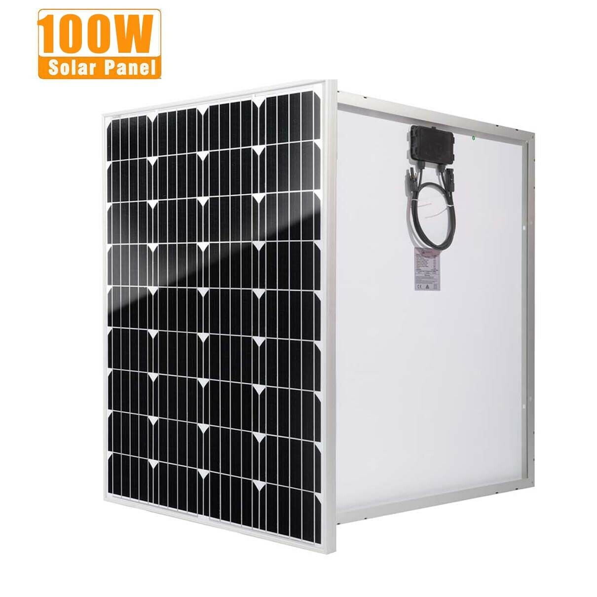 Buy SUNSUL 12V 100W Solar Panel 100 Watt Monocrystalline Home Off Grid ...