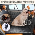 thumbnail image 5 of Katieovy Dog Car Seat Cover with Hard Bottom, 600D Scratch Dog Car Seat Cover for Back Seat,Waterproof Back Seat Extender Holds 400lbs for Car Truck and SUV, 5 of 7