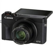 Canon PowerShot G7 X Mark III Digital Camera (Black) Bundle with 16GB SD Card, 57 Tripod, Flexible Tripod, Padded Bag, and 6Ave Cleaning Kit (International Version)
