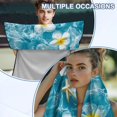thumbnail image 6 of Bulopur Tropical Front Car Seat Cover Towel for Women Plumeria Decorative Car Seat Protector with Storage Bag for Beach Vacation Portable Fit SUV Sedan Truck 1pcs, 6 of 7