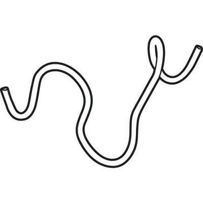 

Prime-Line Chrome Steel Rams Horn Clip 250 pk