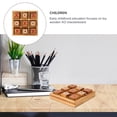thumbnail image 4 of 1 Set Tic Tac Toe Wooden Board Games Parent-Child Intelligence Leisure Game Toy, 4 of 6