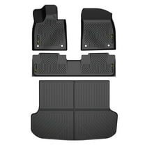All Weather TPE Floor Mats Cargo Liner Black Fit For 2023-2025 Lexus RX350/RX350h/RX500h