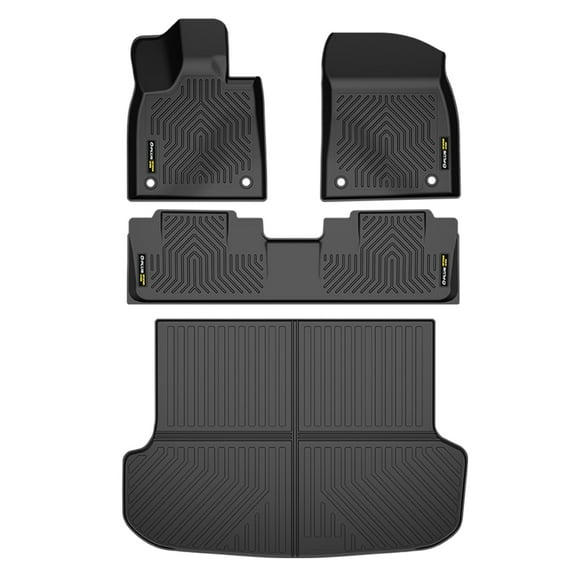 All Weather TPE Floor Mats Cargo Liner Black Fit For 2023-2025 Lexus RX350/RX350h/RX500h