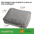 thumbnail image 6 of Smooth Trip Medicine Organizer Travel Bag with Bottle Holders and 8 Food Grade Certified Pill Pouches, 6 of 6