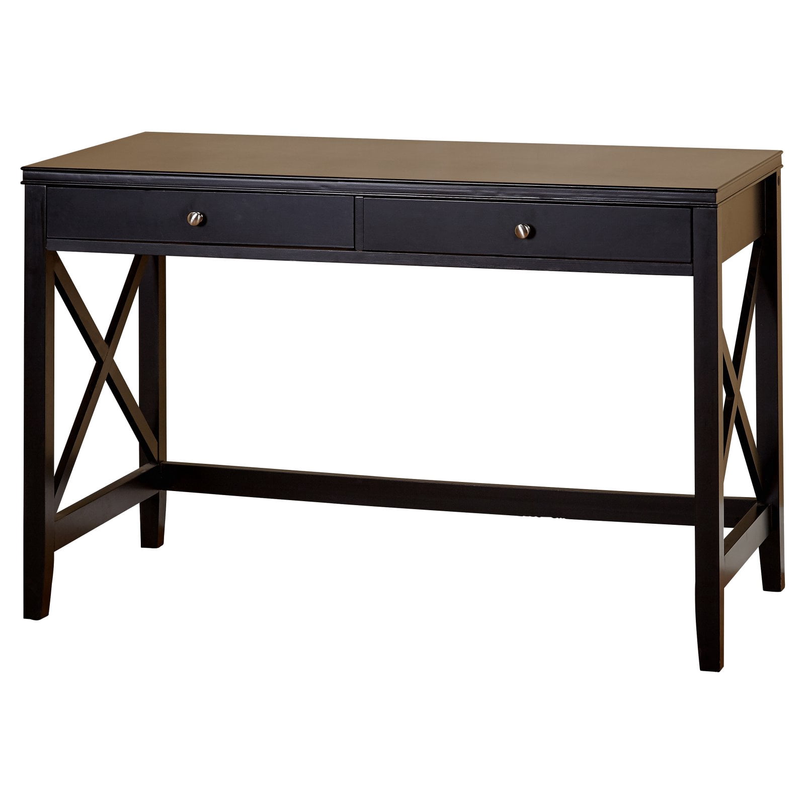Simple Living  Anderson X Desk Black Painted