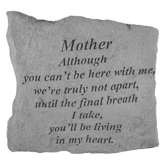 Kay Berry Although You Can't Be Here Memorial Stone With Personalized Header