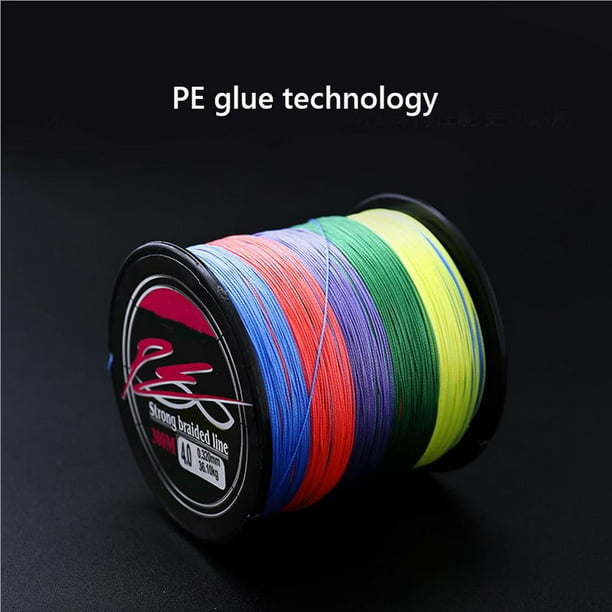 VONKY 8 Strands Braided Fishing Line 300M Multi-colored Fishing Tackle for  Ultra Smooth Braided Line Fishing Props Type 1 Type 1 