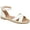 White, variant on Journee Womens Lyddia Espadrille Flat Sandals, Widths Available