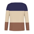 thumbnail image 3 of XFLWAM Womens Long Sleeve T Shirt V Neck Loose Fit Soft Waffle Knit Thermal Tops, 3 of 4
