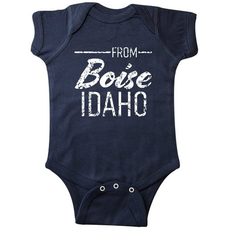 

Inktastic From Boise Idaho in White Distressed Text Gift Baby Boy or Baby Girl Bodysuit
