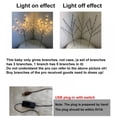 thumbnail image 4 of 3Pcs/Set 60 Led Tree Branch Lights, Vase Branches With Lights, Willow Branches With Usb Plug, Artificial Tree Diy Decorative Lights For Halloween Thanksgiving And Christmas, 4 of 8
