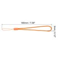 thumbnail image 2 of Unique Bargains 18cm Portable Item Nylon Cord Lanyards Hand Wrist Strap String Orange 30 Pack, 2 of 6