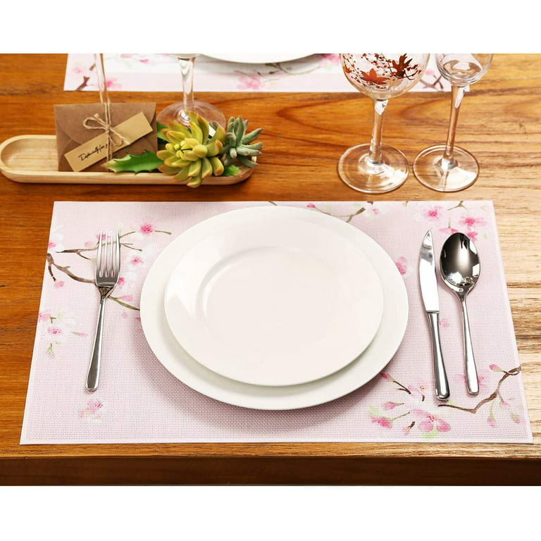 Plastic Placemats Table Mats Heat Resistant Placemats Dining Mats For  Table, Dining, Kitchen - Temu Malaysia