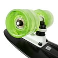 thumbnail image 6 of Kryptonics Original Torpedo Complete Skateboard (22.5" x 6"), Black n Green, 6 of 7