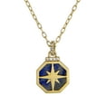 thumbnail image 4 of Believe by Brilliance 14KT Gold Flash Plated Double Necklace Set with Genuine Stone Adult, 4 of 4