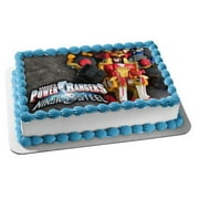 Power Rangers Ninja Steel Megazord Edible Cake Topper Image ABPID00006V1