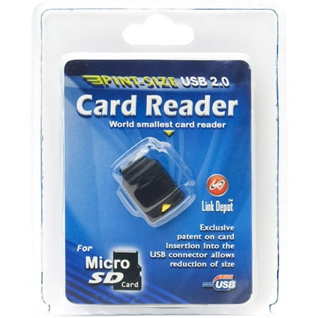 Link Depot USB 2.0 Flash Memory Card Reader (MicroSD/Secure Digital SD)