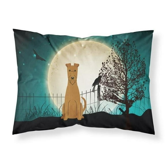 Halloween Scary Irish Terrier Fabric Standard Pillowcase, 20.5 x 0.25 x 30 in.