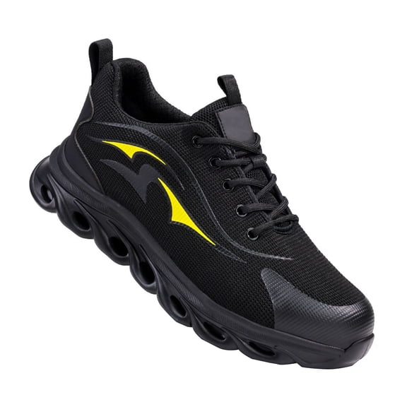 Safety Trainers Men Women Safety Shoes Steel Toe Cap Trainers Lightweight Non Slip Work Shoes Breathable