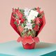 thumbnail image 2 of Tarjeta de felicitación de flores de Poinsettia con sobre, postal de amor Floral, decoración de boda, regalos sorpresa para San Valentín, Día de Acción de Gracias, 2 of 4
