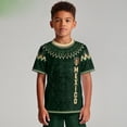 thumbnail image 5 of 2026 New Mexico Soccer Jersey Boys, Mexican Jersey Soccer T-Shirt, Soccer Jersey 2D Graphic Crew Neck Short Sleeve Football Tee, Casual Daily Sport Top for Kids, 5 of 9