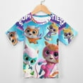 thumbnail image 3 of Super Kitties Kid Shirts Unisex Casual Tops 3D Print Graphic Tees Short Sleeve T Shirts for Boys Girls 110CM, 3 of 8