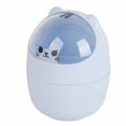 thumbnail image 1 of Mini Desktop Trash Can Mini Desktop Wastebasket Cute Mini Trash Can Mini Desktop Trash Can Cute Appearance Large Opening Desk Plastic Garbage Can Detachable Waste Basket With Lid, 1 of 8