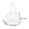 thumbnail image 7 of EHJRE Shoulder Bag Cute Drawstring Bucket Handbag for Celebration Women Gift Pink, 7 of 7